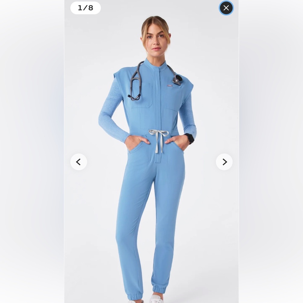 Figs Ceil Blue Jumpsuit